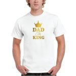 Dad The King Mens T-shirt