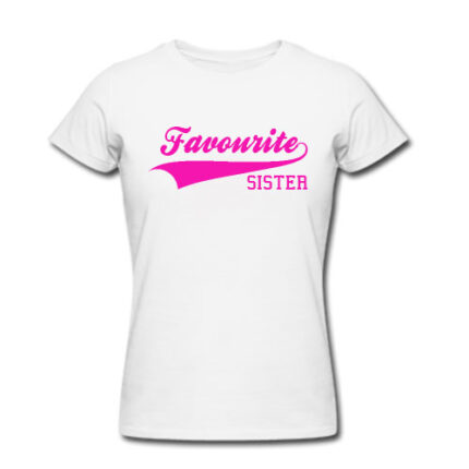 Favourite Sister T shirt - Image 4