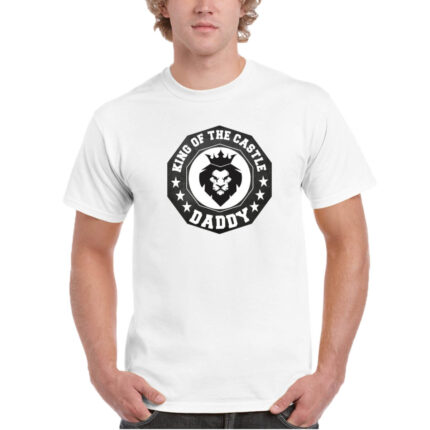 King of the Castle Daddy Mens T-shirt - Image 2