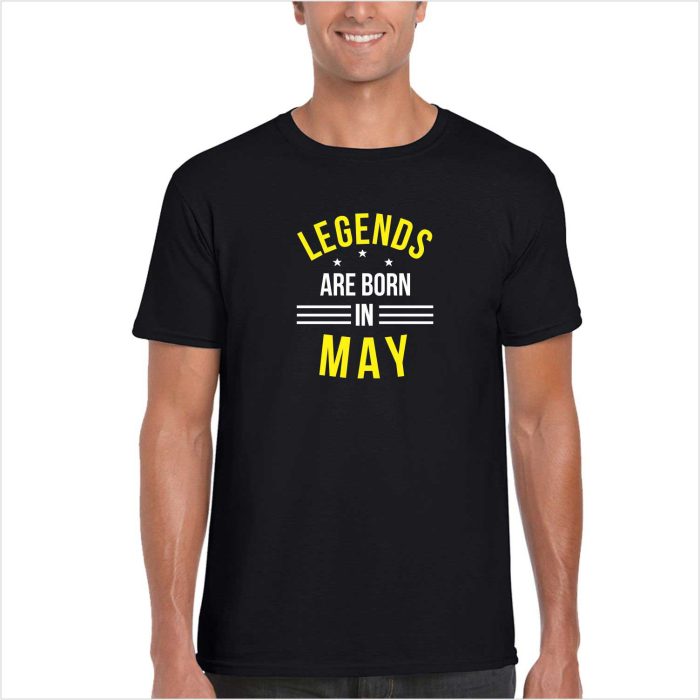 Legends Are Born In May Birthday T-shirt