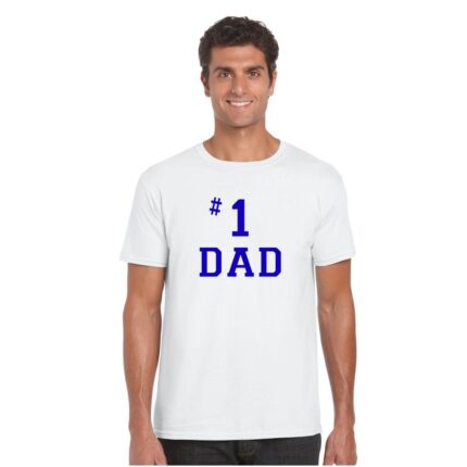 No 1 Dad T shirt - Image 2