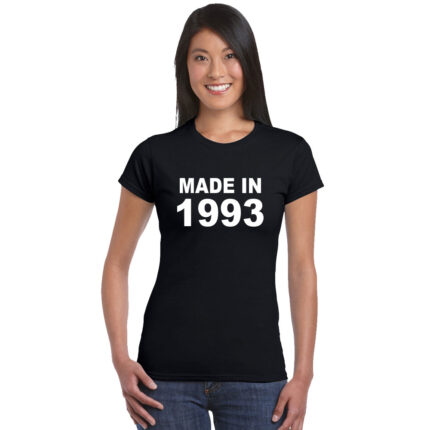 Personalized Made in Year Birthday T shirt for Men - Image 4