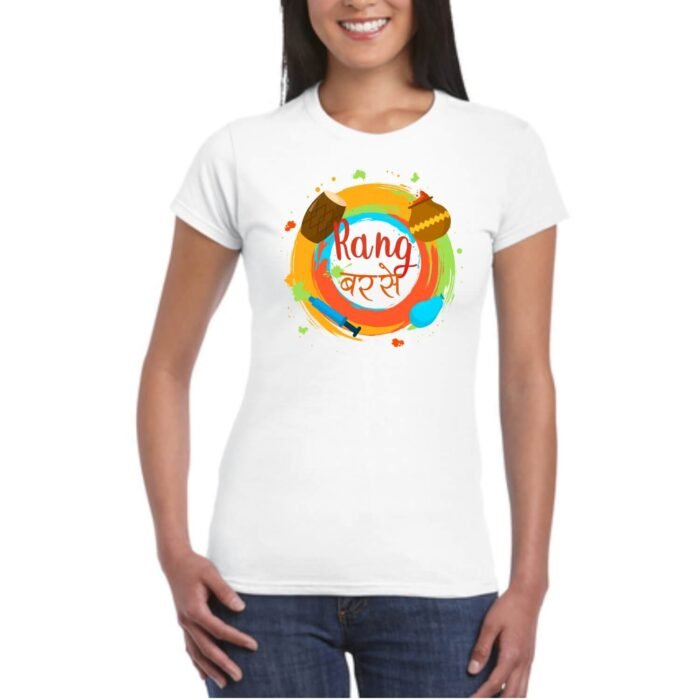 Rang Barse Womens Holi T-shirt