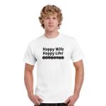 Happy Wife Happy Life T-Shirt