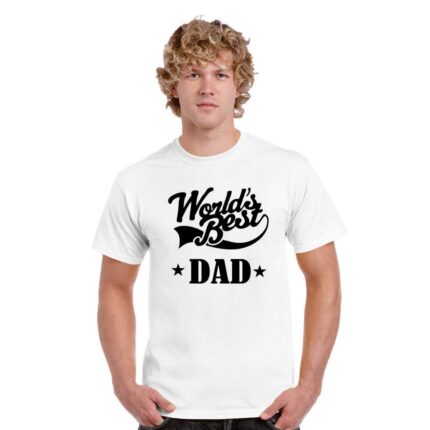 World's Best Dad T-Shirt - Image 4