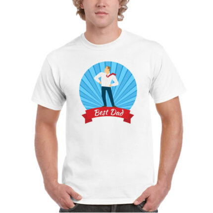 Super Best Dad Mens T-shirt - Image 2