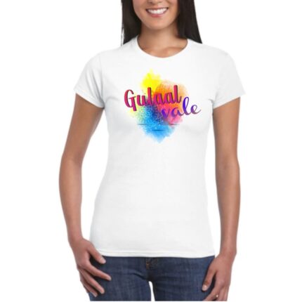 Gulaal Vale Holi Womens T-shirts - Image 1