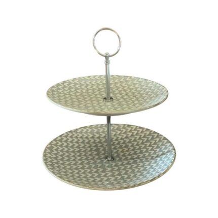 2-Tier Cake Stand (7.5"Plate With 8.5"Plate)