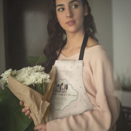 Don’t Forget to Kiss the Cook Kitchen Apron - Image 2