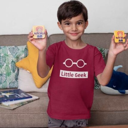 Big Geek Little Geek Dad and Son T-Shirts - Image 9