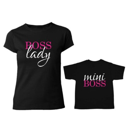 Boss Lady Mini Boss Family T-Shirts