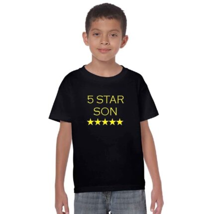 Mothers Day 5 Star Mom and Son Family T-Shirt Combo for Mom and Son - Image 5