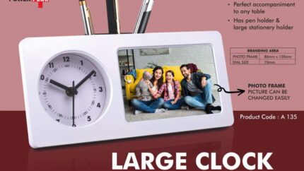 A135 – Large clock with photo frame and tumbler – Best corporate Gifts - Image 3