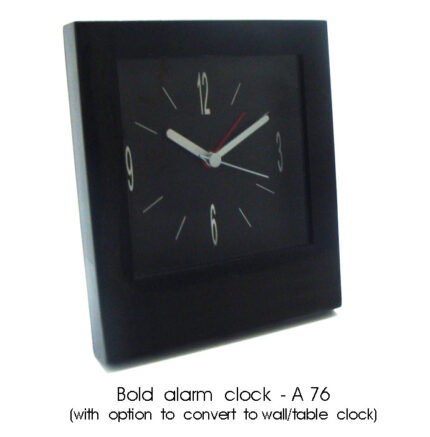 A76 – Bold alarm clock (with option to convert to wall / table... - Image 1