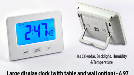 A97 – Large display clock (with table and wall option) – Best... - Image 3