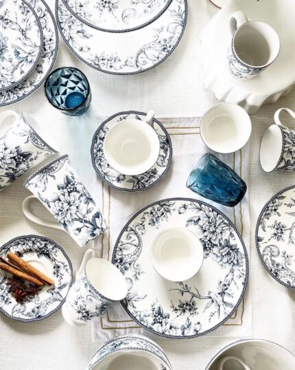 Adelaide Blue 21Pcs Dinner Set - Image 1