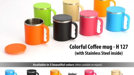H127 – Colorful SS coffee mug (with box) – Best corporate Gifts - Image 4