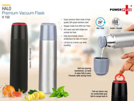 H150 – Halo Premium Vacuum Flask (500 ml) – Best corporate Gifts - Image 1