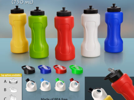 H63 – Dumbbell shape water bottle big (750 ml) – Best corporate Gifts