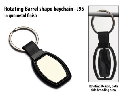 J95 – Rotating Barrel shape keychain – Best corporate Gifts - Image 1
