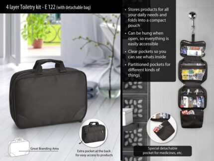 S-E122 – 4 layer Toiletry kit – Best corporate Gifts