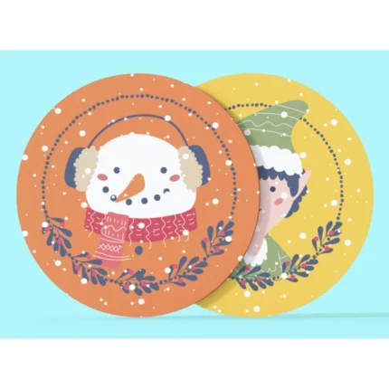 Christmas with Snowman Coasters - Image 3