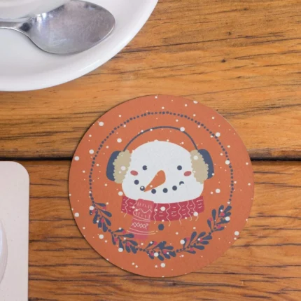 Christmas with Snowman Coasters - Image 5