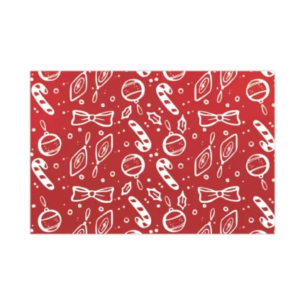 Candy Stick Ornaments Xmas Table Mats and Runner Set - Image 7