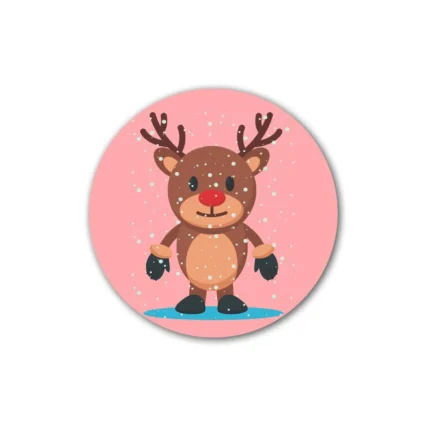 Christmas with Santa Wishing You Coasters - Image 2