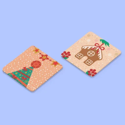 Christmas with Merry Xmas Bell Coasters - Image 3