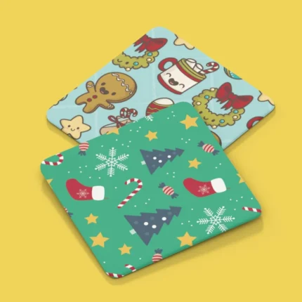 Christmas with Ho Ho Ho Santa Coasters - Image 2