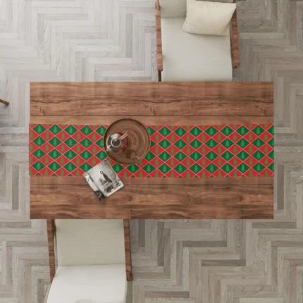 Xmas Ornaments Multi Table Mats and Runner Set - Image 2