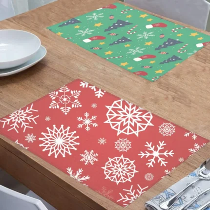 Xmas Tree Socks  Christmas Table Mats - Image 3