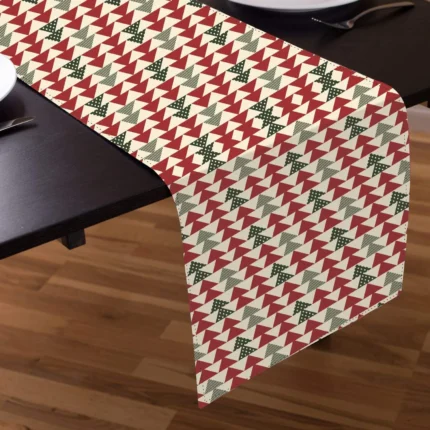 Christmassy Tree Christmas Table Mats and Runner Set - Image 3