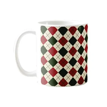 Superb Beige Christmas Coffee Mug with Coaster - Image 4