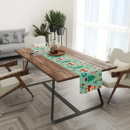 Xmas Santa Clause Christmas Table Runner