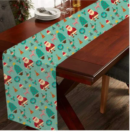Xmas Santa Clause Christmas Table Runner - Image 4