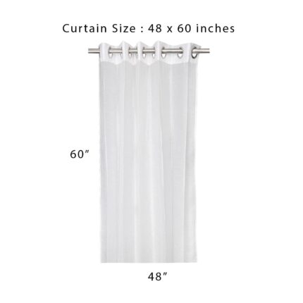 Hello Winter Snowman Christmas Curtain - Image 5