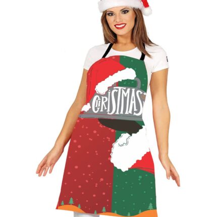 Merry Christmas Printed Christmas apron - Image 7