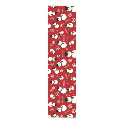 Merry Christmas Snowman Xmas Table Mats and Runner Set - Image 2