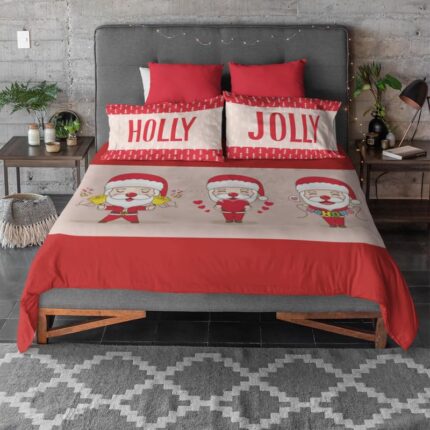 Cute Santa Christmas Bedsheet