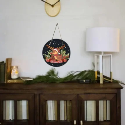 Christmas Time Reindeer Wall Hanging - Image 2