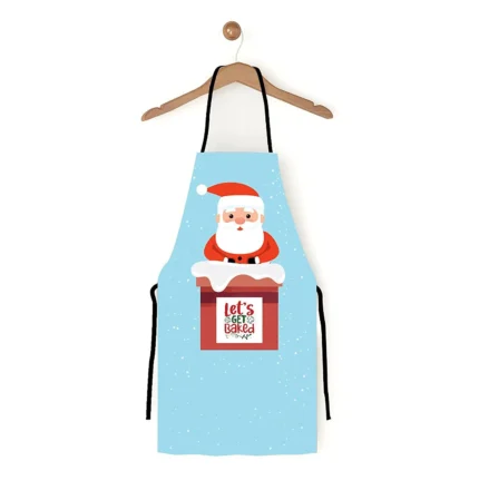 Lets Get Baked Printed Christmas apron - Image 7