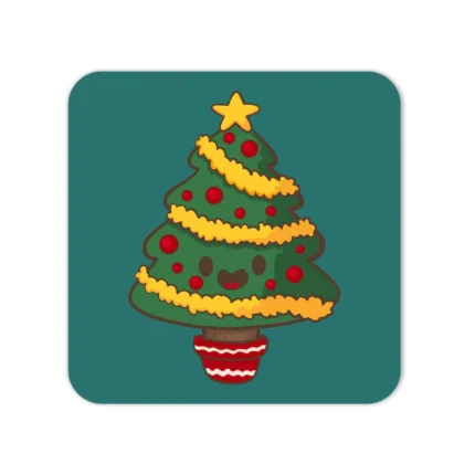 Christmas with Reindeer Snowman Coasters - Image 5