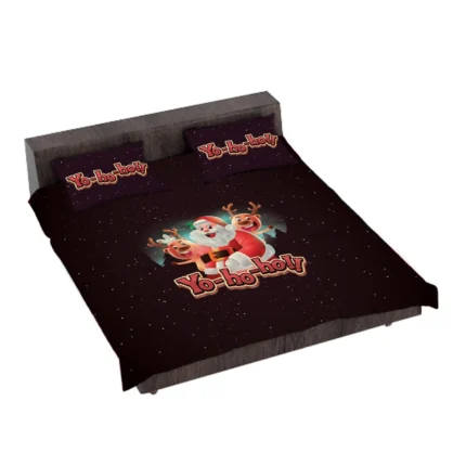 Laughing Santa Christmas Bedsheet - Image 3