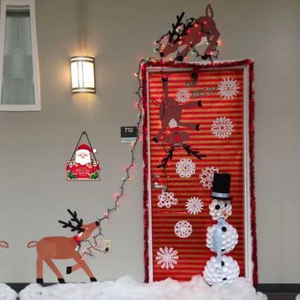Santa Clause Happy New Year Christmas Wall Hanging - Image 3