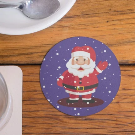 Christmas With Merry Christmas Wooden Coasters - Image 2