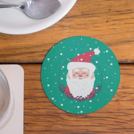 Merry Christmas Wooden Coasters - Image 3