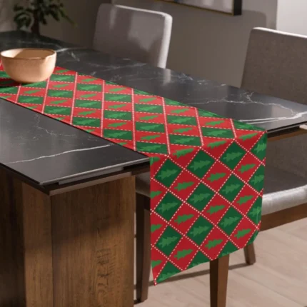 Splendid Classy, Multi Christmas Table Mats and Runner Set - Image 3