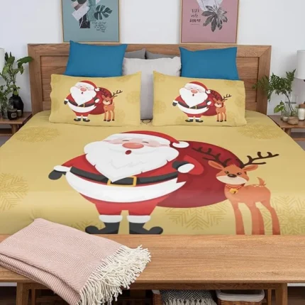 Ho Ho Ho Christmas Bedsheet - Image 3
